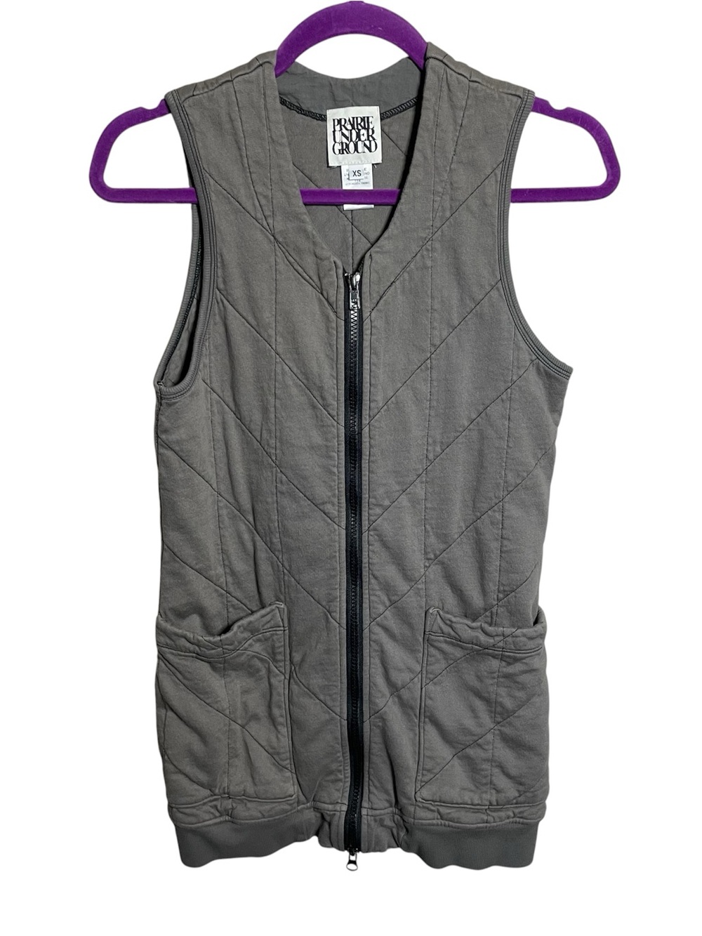 Prairie Underground Quilted Zip Vest 100% Cotton